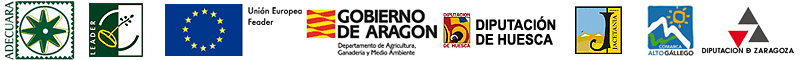 Adecuara - Leader - Uni&oacute;n Europea - Gobierno de Arag&oacute;n - Diputaci&oacute;n de Huesca - Comarca de La Jacetania - Comarca de Alto G&aacute;llego