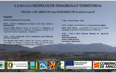 II Jornada «Modelos de Desarrollo Territorial»