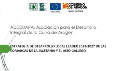 La DGA aprueba las 20 estrategias de desarrollo local Leader y sus presupuestos