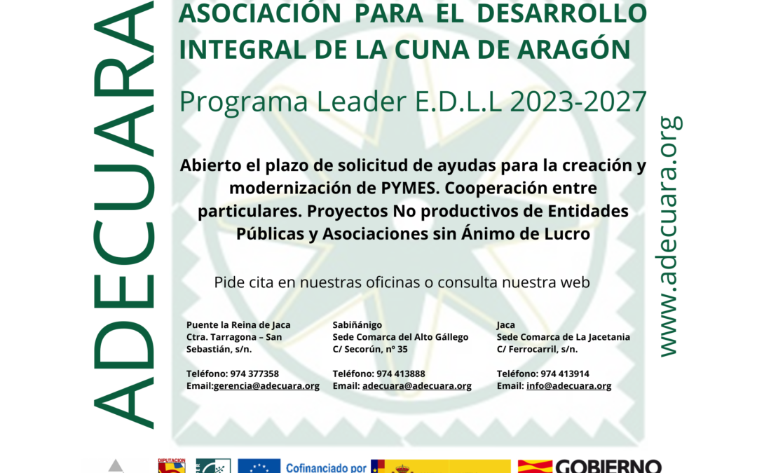 ADECUARA pone en marcha el nuevo Programa Leader 2023-2027